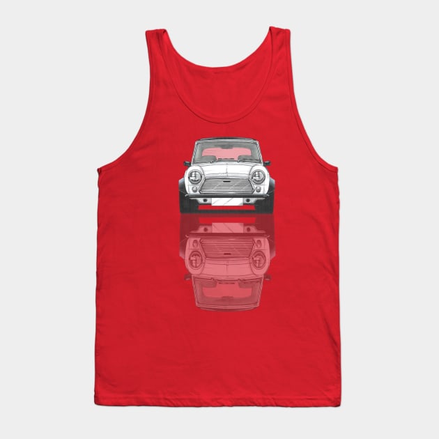 Geo3Doodles iniM Reflect Doodle Tank Top by Geo3doodles